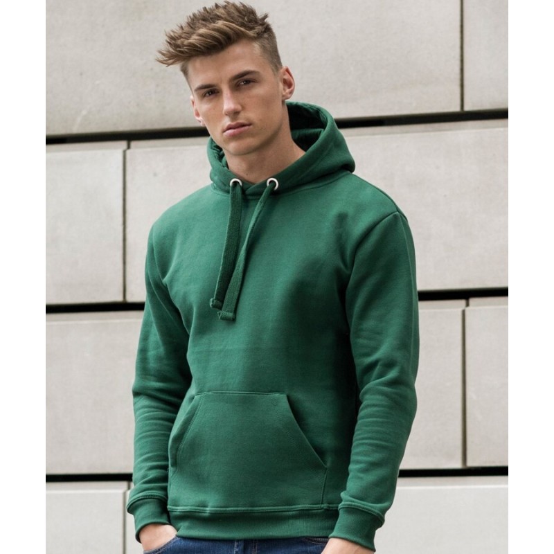 Sweat à capuche lourd Graduate, cordons plats, 330 g/m²
