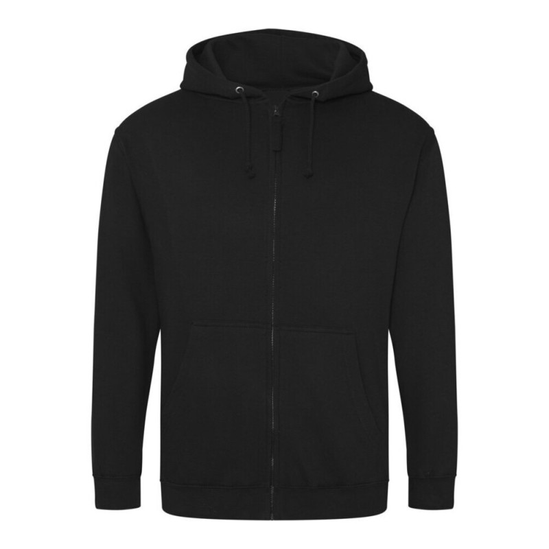 Sweat zippé à capuche homme ton sur ton Zoodie, 280 g/m²