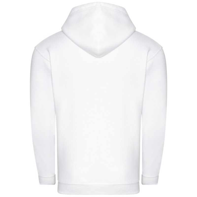 Sweat zippé à capuche en coton BIO et polyester recyclé, 280 g/m²