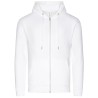 Sweat zippé à capuche en coton BIO et polyester recyclé, 280 g/m²