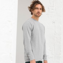 Sweat unisexe en coton régénéré et polyester recyclé, 260 g/m²