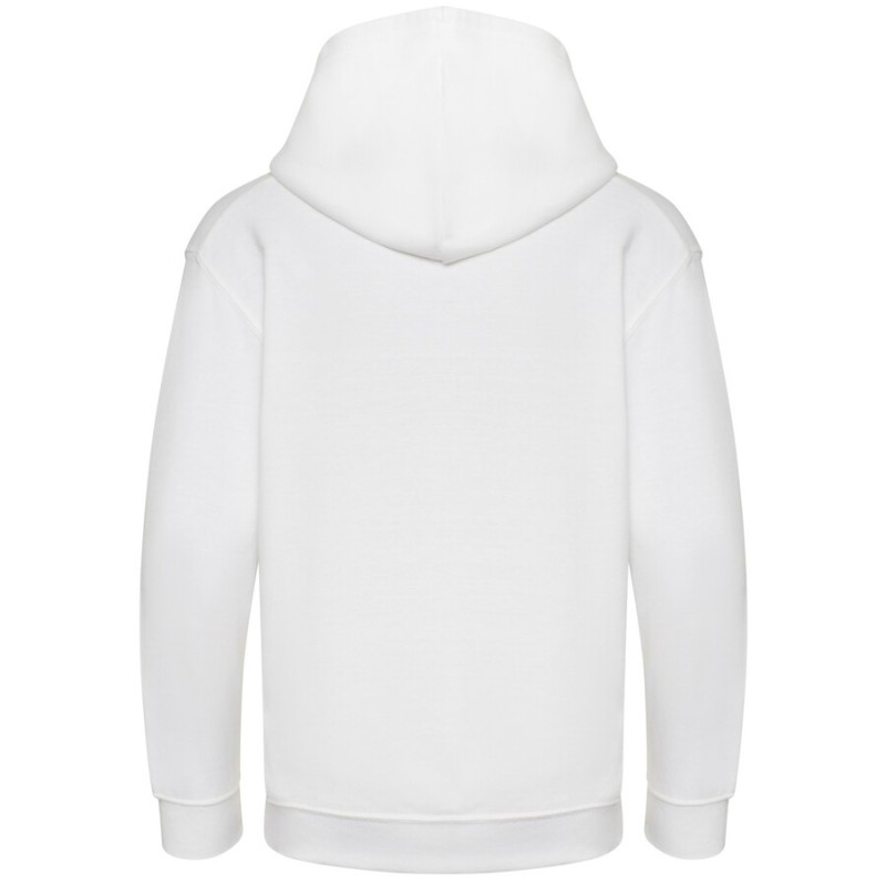 Sweat à capuche enfant en coton BIO et polyester recyclé, 280 g/m²