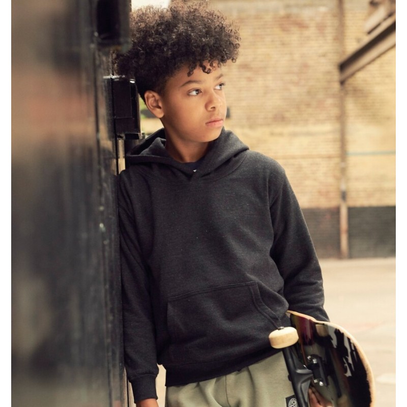 Sweat à capuche enfant ton sur ton College Hoodie, 280 g/m²