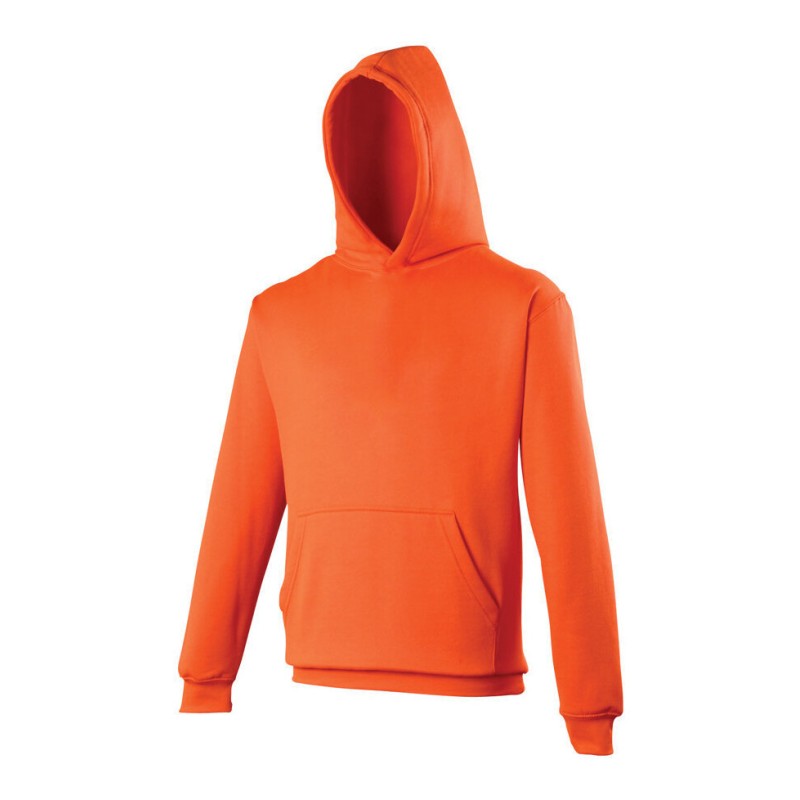 Sweat hoodie enfant à capuche couleurs électriques, 280 g/m²