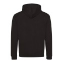 Sweat à capuche zippé bicolore, passage écouteurs, 280 g/m²