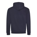 Sweat à capuche zippé bicolore, passage écouteurs, 280 g/m²