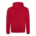 Sweat à capuche zippé bicolore, passage écouteurs, 280 g/m²