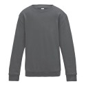 Sweat enfant set in ton sur ton col rond, manches droites, 280 g/m²