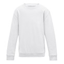 Sweat enfant set in ton sur ton col rond, manches droites, 280 g/m²