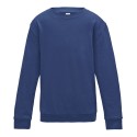Sweat enfant set in ton sur ton col rond, manches droites, 280 g/m²