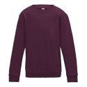 Sweat enfant set in ton sur ton col rond, manches droites, 280 g/m²