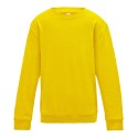 Sweat enfant set in ton sur ton col rond, manches droites, 280 g/m²