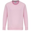 Sweat enfant set in ton sur ton col rond, manches droites, 280 g/m²