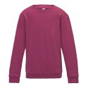 Sweat enfant set in ton sur ton col rond, manches droites, 280 g/m²
