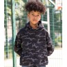 Sweat hoodie enfant à capuche camouflage, 280 g/m²