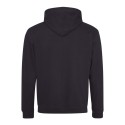 Sweat à capuche bicolore, passage écouteurs, 280 g/m²