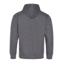 Sweat à capuche bicolore, passage écouteurs, 280 g/m²