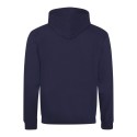 Sweat à capuche bicolore, passage écouteurs, 280 g/m²