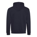 Sweat à capuche bicolore, passage écouteurs, 280 g/m²
