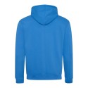 Sweat à capuche bicolore, passage écouteurs, 280 g/m²