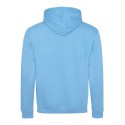 Sweat à capuche bicolore, passage écouteurs, 280 g/m²