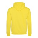Sweat à capuche bicolore, passage écouteurs, 280 g/m²