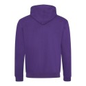 Sweat à capuche bicolore, passage écouteurs, 280 g/m²