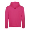 Sweat à capuche bicolore, passage écouteurs, 280 g/m²