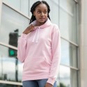 Sweat à capuche bicolore, passage écouteurs, 280 g/m²