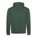Sweat à capuche bicolore, passage écouteurs, 280 g/m²