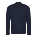 Sweat col 1/4 zip en coton régénéré et polyester recyclé NO LABEL