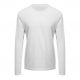 T-shirt col rond manches longues en coton BIO et NO LABEL, 150 g/m²