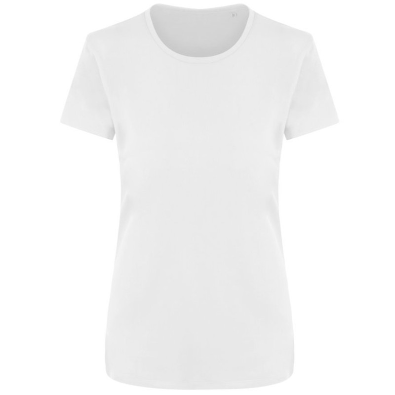 T-shirt de sport cintré pour femme en polyester recyclé