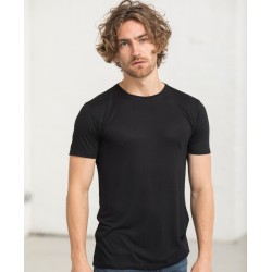 T-shirt moderne homme en viscose éco et coton bio, 160 g/m²