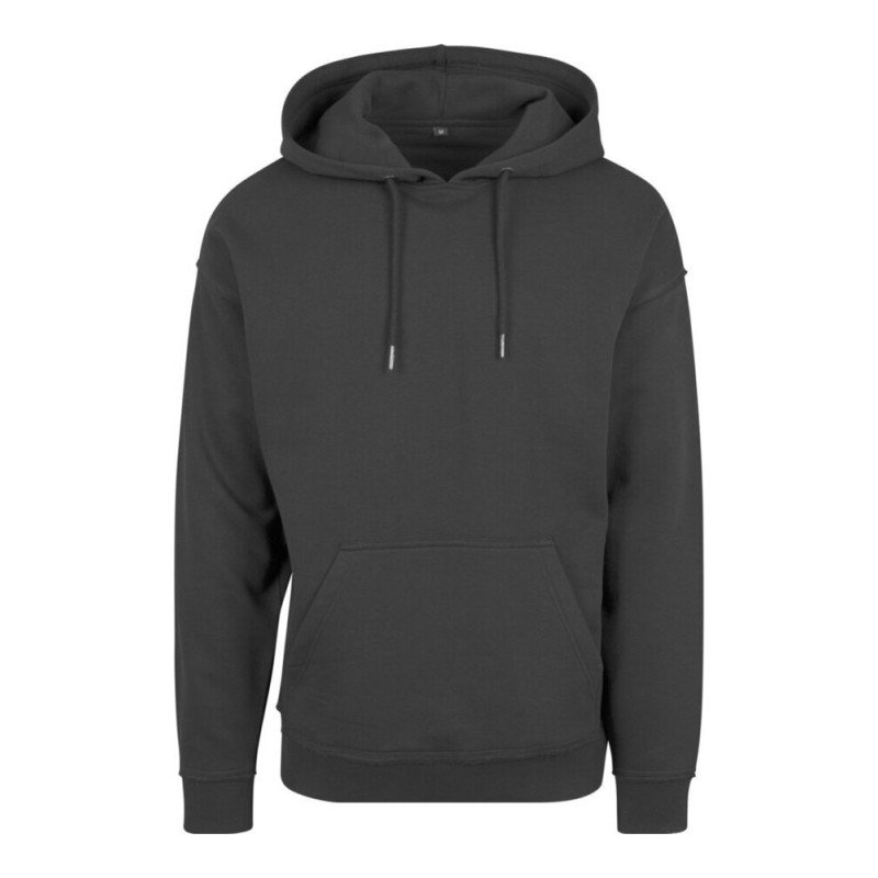 Sweat hoodie oversize traditionnel ton sur ton NO LABEL, 250 g/m²