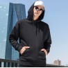 Sweat hoodie oversize traditionnel ton sur ton NO LABEL, 250 g/m²