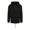 Sweat capuche col zippé, poche poitrine zippée avec rabat, NO LABEL, 300 g/m²