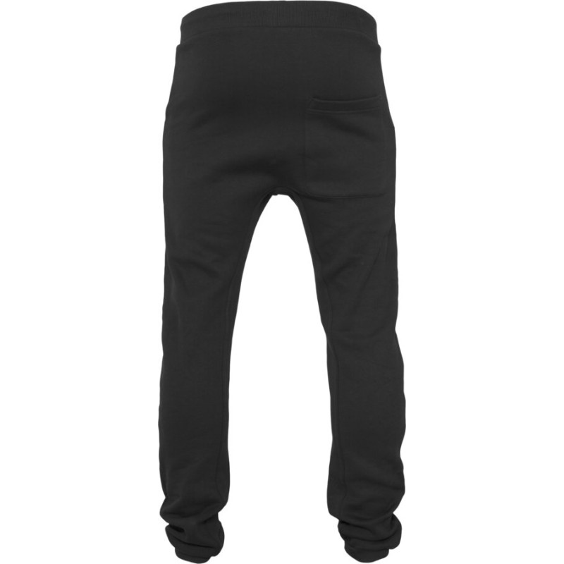 Pantalon jogging entrejambe large, taille élastique, NO LABEL, 300 g/m²