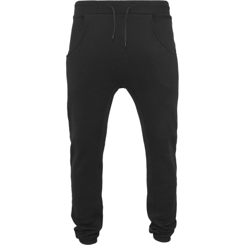 Pantalon jogging entrejambe large, taille élastique, NO LABEL, 300 g/m²