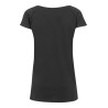 T-shirt femme col large en coton, coupe décontractée, NO LABEL, 140 g/m²