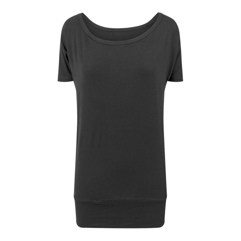 Tee-shirt femme en viscose extra long NO LABEL, 170 g/m²