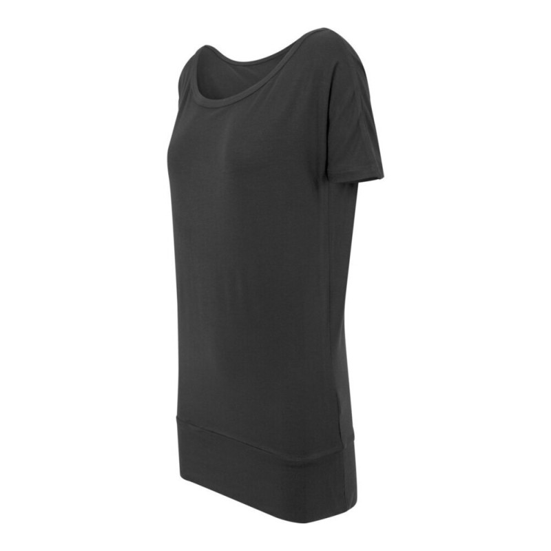 Tee-shirt femme en viscose extra long NO LABEL, 170 g/m²