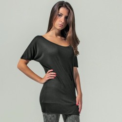 Tee-shirt femme en viscose extra long NO LABEL, 170 g/m²