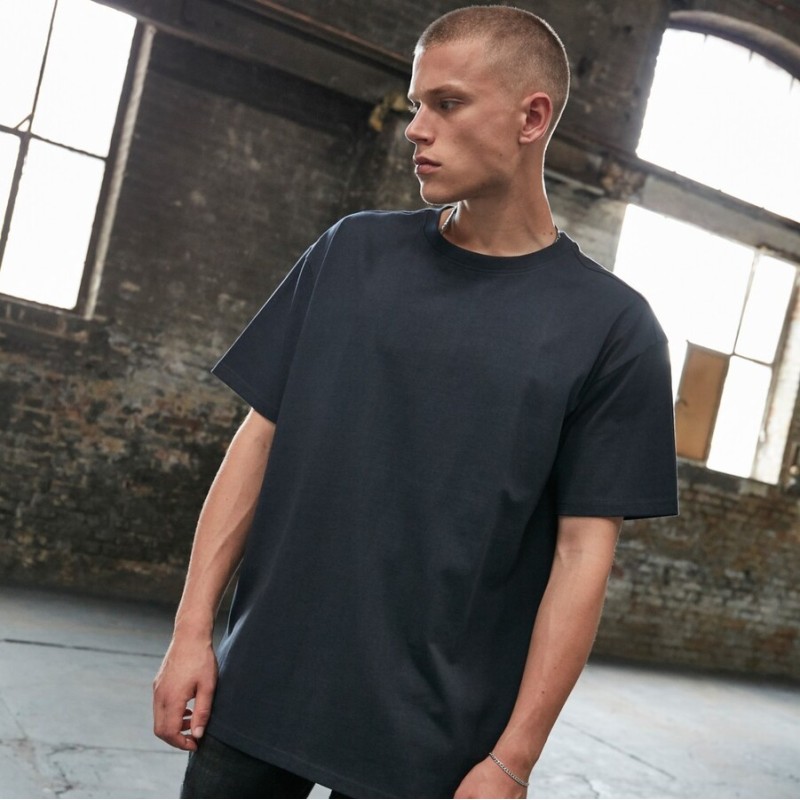 Tee-shirt épais large style oversize en coton, NO LABEL, 240 g/m²