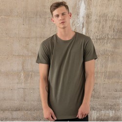 T-shirt long tendance en coton, coupe extra longue, NO LABEL, 140 g/m²