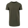 T-shirt long tendance en coton, coupe extra longue, NO LABEL, 140 g/m²