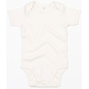 Body bébé manches courtes en coton, 200 g/m² pas cher