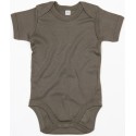 Body bébé manches courtes en coton, 200 g/m² pas cher