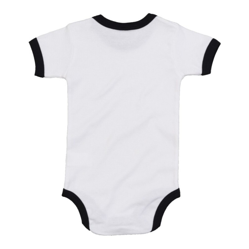 Body bébé bicolore super doux en coton à boutons-pression, 200 g/m²