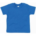 T-shirt bébé coton extensible et doux avec boutons-pression, 200 g/m²